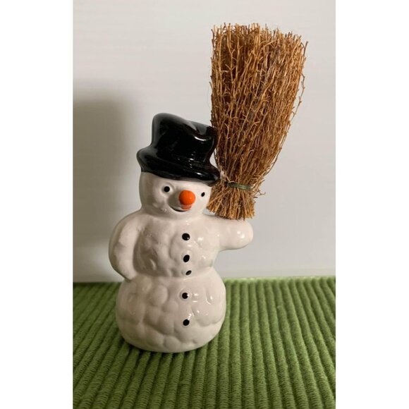 Department 56 Snow Village Snowman with Broom - Picture 9 of 9